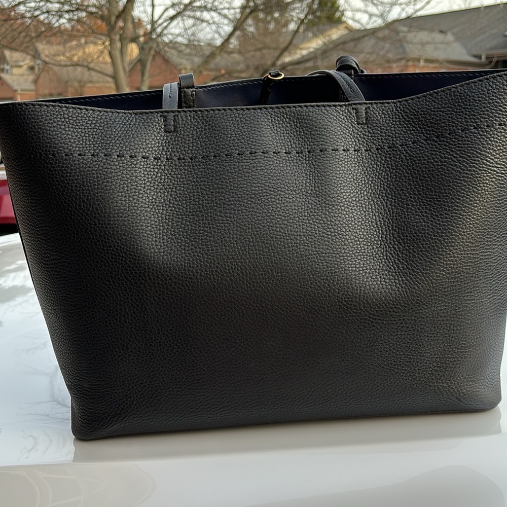Tory Burch Black Leather Tote